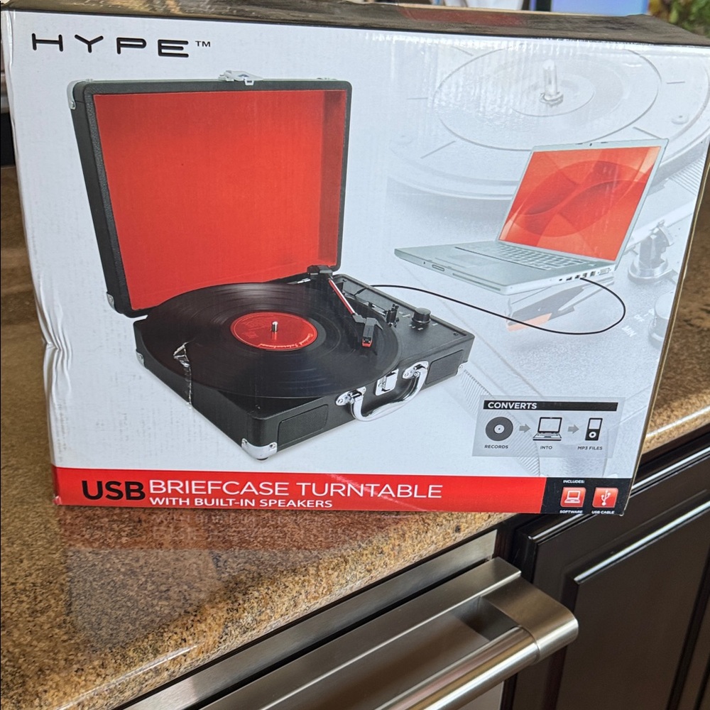 Hype USB Briefcase Turntable